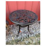 Small metal side table