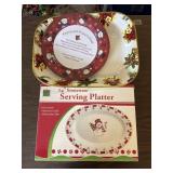 Christmas plates