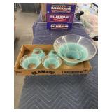Vintage glass bowls