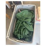 Tote full of linens
