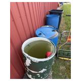 Trash cans and barrels