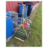Reel mower and walker