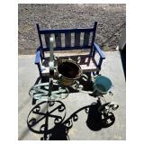 Planter and rocking  bench