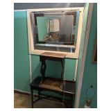 Furniture and mirror