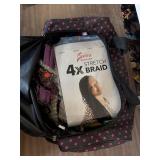 Bag full of hair braids