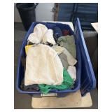 Towels and clothing