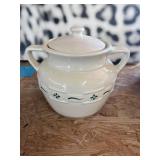 Longaberger pottery bean pot