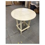 Round side table