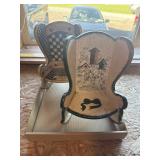 Primitive doll chairs