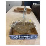 Large glass basket