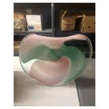 Art glass plate