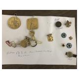 LOT OF PINS AND MISC