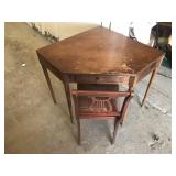 CORNER DESK WITH DRAWER AND CHAIR