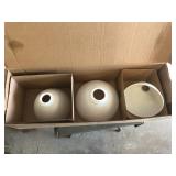 LOT OF 3 SHADES