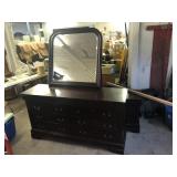 DRESSER WITH MIRROR