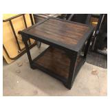 IRON AND WOOD END STAND