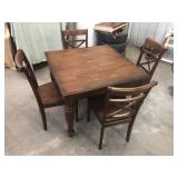 TABLE AND 4 CHAIRS