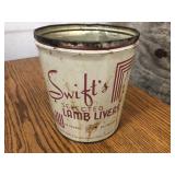 SWIFTS ADVERTISING TIN