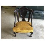 CARVED ANTIQUE CHAIR