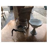 COFFEE POT AND MILK VASE