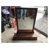LARGE DRESSER MIRROR WITH DRAWERS