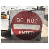 LARGE DO NOT ENTER SIGN
