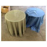 PAIR OF ROUND END TABLES