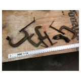 C CLAMPS AND GUN