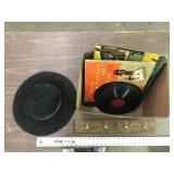 RECORDS AND HAT