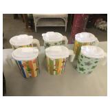 LOT OF 6 PITCHERS