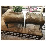 PAIR OF STOOLS