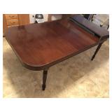 DINING TABLE WITH LEAF AND COVER