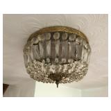 GLASS PRISM LIGHT FIXTURE