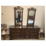 DRESSER WITH MIRRORS