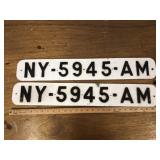 NY SIGNS PLATES