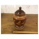 CARVED URN