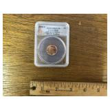 2009-D GRADED LINCOLN CENT