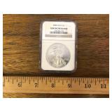 2008 GRADED SILVER EAGLE
