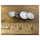 SILVER COINS AND MISC COINS CLIP