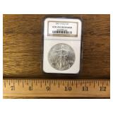 2007 GRADED SILVER EAGLE