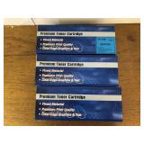 LOT OF 3 INK TONERS