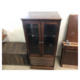 CABINET WITH ROLL TOP BOTTOM