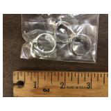LOT OF 3 SILVER RINGS