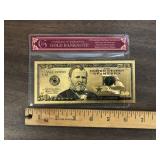 $50 GOLD BILL