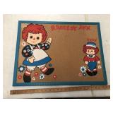 RAGGEDY ANN CORK BOARD