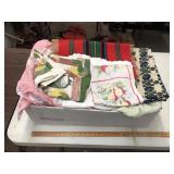 BOX OF LINENS