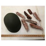 HAT AND KNIFE HOLDERS