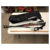 SKI POLES AND BAG