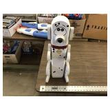 WOOD DOG STATUE