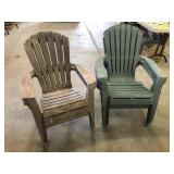 LOT OF 4 OUTDOOR CHAIRS